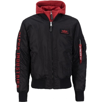 Alpha Industries мъжко яке (бомбър) alpha industries - ma-1 - черно/червено_133104