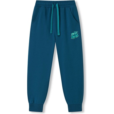 Wolf & Wolfie Chlapecké tepláky T2676 petrol
