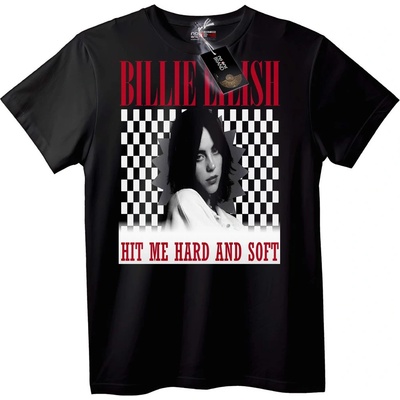 NOONEBRAND Billie Eilish Hit Me Hard and Soft T-Shirt - XL, Black