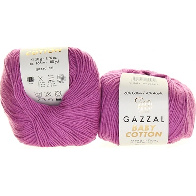 Gazzal Baby Cotton 3414 šeříková