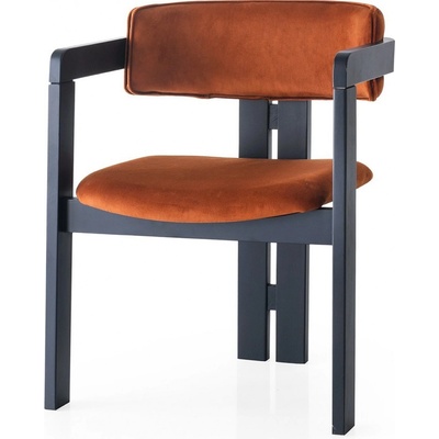 Kalune Design CO Velvet škoricová / čierna