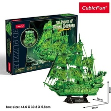 CubicFun 3D Puzzle Pirátská loď Létající Holanďan 360 ks