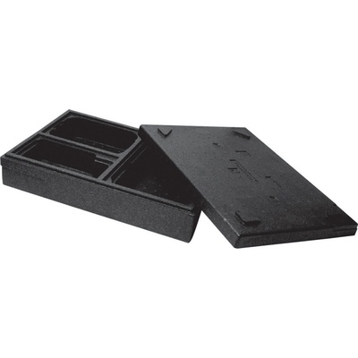 DUNI Thermo krabica epp čierna 3-dielna 455 × 320x105 mm