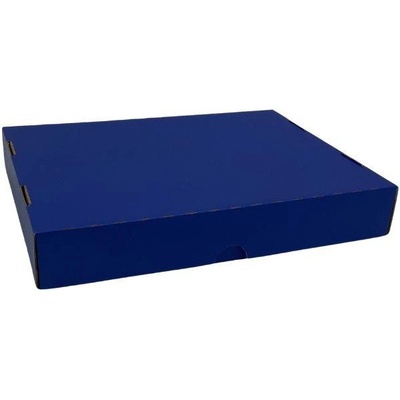 Krabička dno + víko 322 x 241 x 51 mm - modrá
