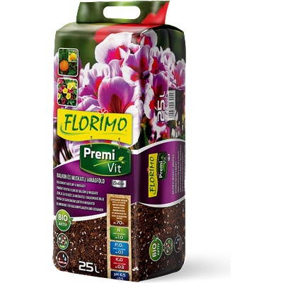 Florimo PremiVit почва за Мушката и Балконски цветя - 25л (61120243)