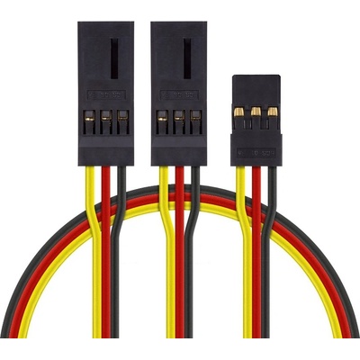 Hitec 4701 S "Y"-kabel JR plochý silný krátký 15cm