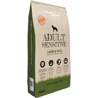 vidaXL Premium Adult Sensitive Lamb & Rice 15 kg