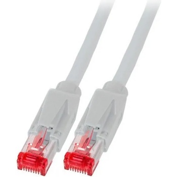 MegaD Пач корди екранирани кат. 6а 1000 MHz Draka кабел, сив : Дължина - 0.25 м (K8051.0,25)