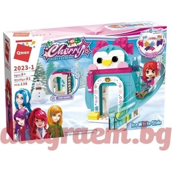 Qman Конструктор qman Снежни забавления - Ледена пързалка 2023-1 (q2023-1)