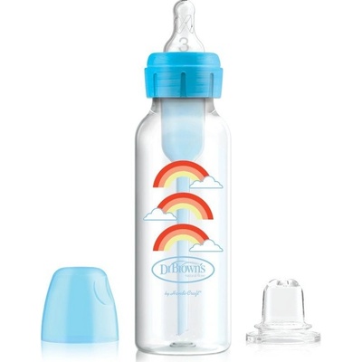 Dr. Brown´s kojenecká láhev standard úzkohrdlá Options plus modrá 250 ml