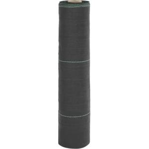 vidaXL Мембрана против плевели, черна, 0, 5x10 м, PP (4005207)