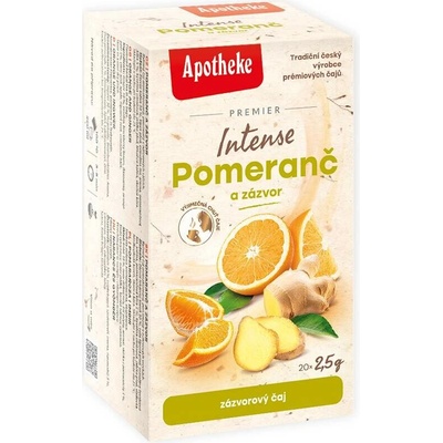 Apotheke Premier Zázvorovo citrusové čaje nálevové sáčky 20 ks