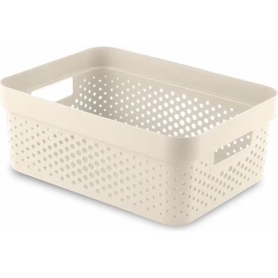 Curver Infinity 11 l Úložný box 36 x 27 x 14 cm, recyklovaný plast, krémový 04750-X64