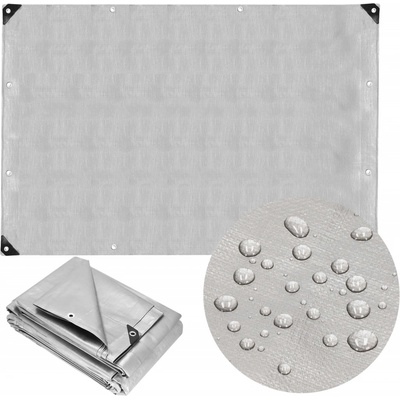 Springros Krycí plachta s oky 4x5 m, extra silná 270g PE, šedá PROTECT GA2156-XG – Zboží Dáma