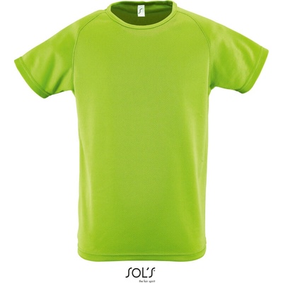 Sol's Collection tričko Sporty Kids COT-25116609385 zelené jablko
