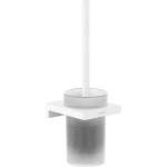 Hansgrohe AddStoris - Стенна четка за тоалетна, матирано стъкло/бял мат 41752700 (41752700)