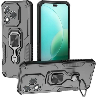 GKK Калъф с Пръстен-Стойка за Honor 400 Lite, Kickstand Armor Case, Черен (5966011572971)