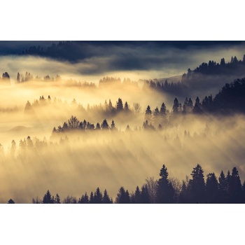 DIMEX ART s. r. o Флизелинов фототапет сутрешен горски пейзаж 375 x 250 см