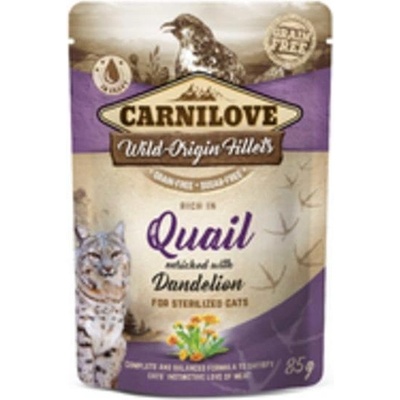 Carnilove Cat Pouch with Dandelion for Sterilised 85 g