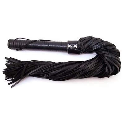 ostatní ROUGE Long Leather Flogger Black