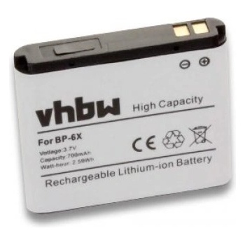 Image 1 of VHBW Батерия за Nokia 8800 / 8801, BP-6X, 700 mAh (106112701)