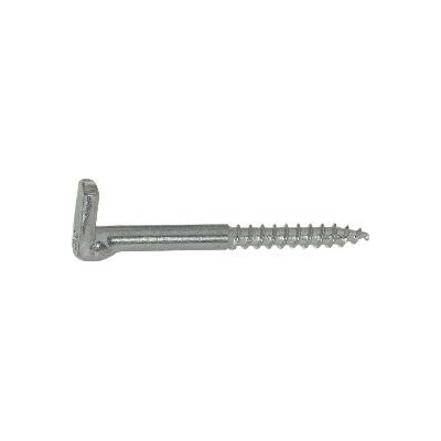 Hák s křížovou drážkou , závit do dřeva 5,2x40 mm, ocel pozink