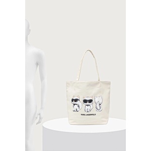 KARL LAGERFELD чанта tote дамска от памук (B4W50030)