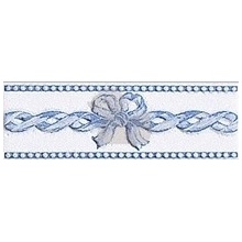 Ricordi Fiocco RICLIFIA 6,5 x 20 cm bleu alto 1ks