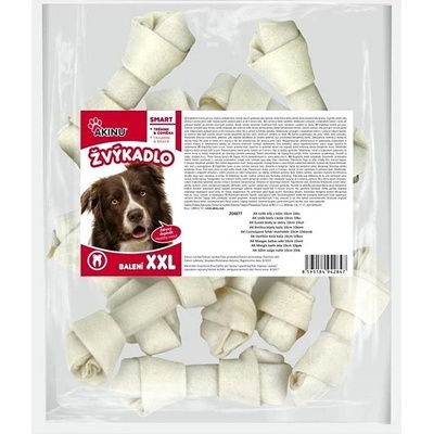 Akinu Uzol biely z kože 10 cm 10 ks