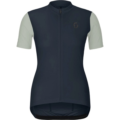Scott Дамска фланелка с къс ръкав за колоездене Scott Women's Jersey Endurance S/S Cycling jersey - Dark Blue / Spray Grey - размер XL (156-2863-0215)