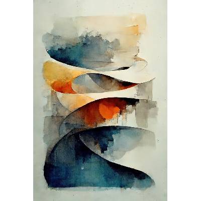 autor Plagát, Obraz - Paint abstract, 26.7 × 40 cm