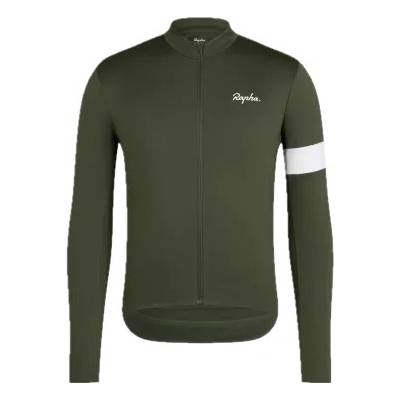 Rapha Core Dark Green s dlhým rukávom pánsky