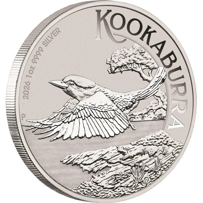 Perth Mint Strieborná minca Kookaburra 2026 1 oz