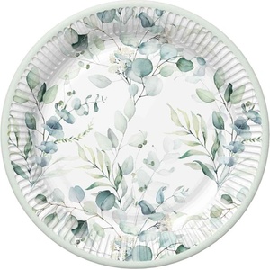 Iris Хартиени чинии Everyday Daisy с диаметър 22, 7 см, 8 бр. в опаковка в различни цветове и модели TD02_OG_010001 (TD02_OG_010001)