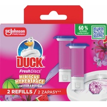 Duck Fresh Discs čistič WC náhradná náplň Hibiscus Hyperspace 2 x 36 ml
