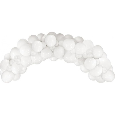 Godan balloons B&C balónková girlanda bílá