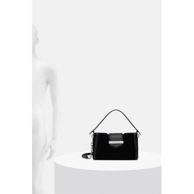 KARL LAGERFELD чанта crossbody дамска от велур (B3W30071)