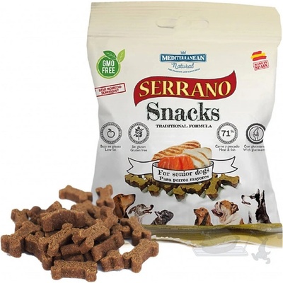 Serrano Snack Meditky tréninkové kostičky pro seniory light 85 g