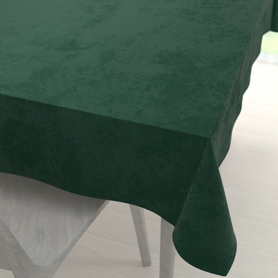 Biante Veľký zamatový obdĺžnikový obrus Velvet Premium SVP-040 Lesná zelená 240x280 cm