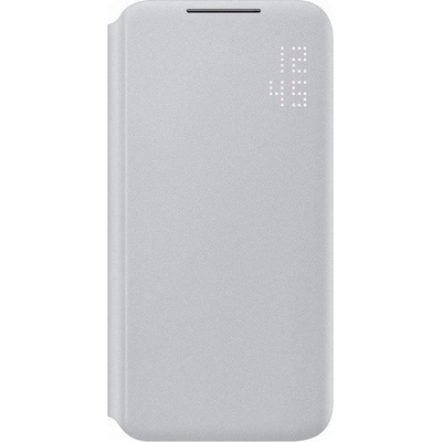 Samsung LED View Cover EF-NS901PJ - оригинален калъф през който виждате информация от дисплея за Samsung Galaxy S22 (сив)