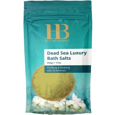 H&B Dead Sea Minerals sůl do koupele Žlutá vanilka 500 g