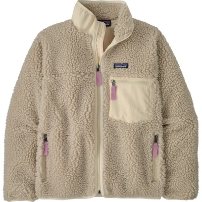 Patagonia Дамско поларено яке Patagonia Women's Classic Retro-X Jacket Fleece jacket - Natural w/Light Violet (105-6523-0612)