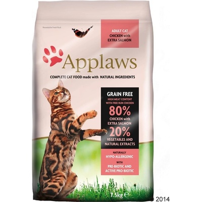 Applaws cat Adult kuře & losos 7,5 kg – Zboží Mobilmania