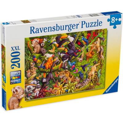 Ravensburger Пъзел Ravensburger от 200 XXL части - Тропическа гора (13351)