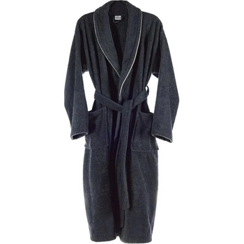 WELLHOME WH0586 bathrobe - Black (Grey)