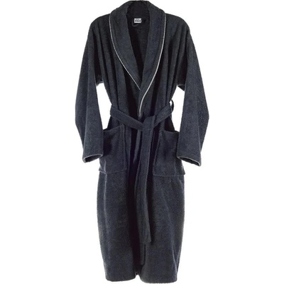 WELLHOME WH0586 bathrobe - Black (Grey)