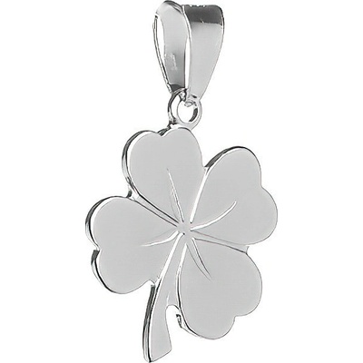 Argento Stříbrný přívěsek čtyřlístek 84892