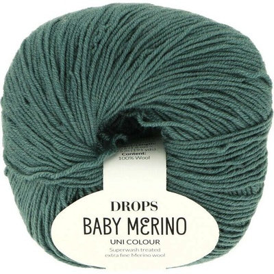 Drops Baby Merino UNI 66 modrozelená