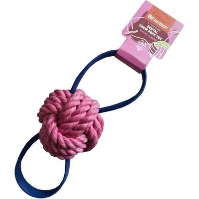 Pet Interest Rope Toy Ball With TRP Handles - Въжена играчка с вкус на бекон