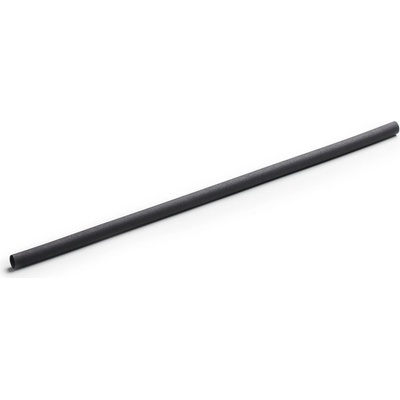 Euro Straws Přírodní minerální brčko Basic 6 x 230 mm Charcoal Black 200 ks